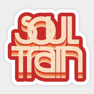 Soul Train Vintage Sticker